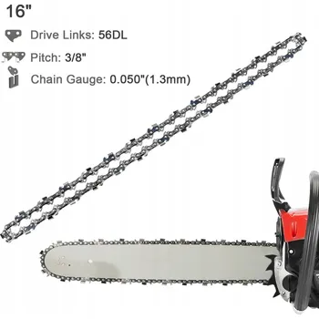 Pilový řetěz 4 x řetěz na pilu 40 cm 56 článků 3/8P 1,3 mm pro řetězovou pilu