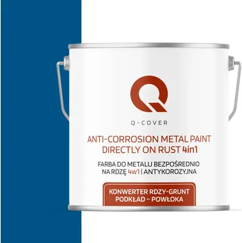 barva na kov BARVA NA KOV NA REZ POZINK OCEL 4v1 MODRÁ RAL 5005 VYSOKÝ LESK 5L