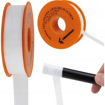 Izolační páska Teflonová těsnicí páska na plyn a vodu 19 mm
