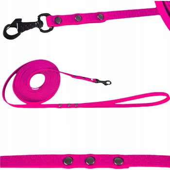 Vodítko pro psa VODÍTKO LANKO VODĚODOLNÉ MĚKKÉ MALÝ PES BIOTHANE PVC BEZZÁPACHOVÉ 3M 10MM