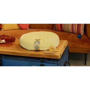 Polštář Meditační Polštář - žlutý samet