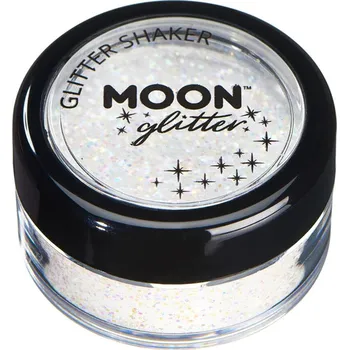 Třpytky pastelové, bílé