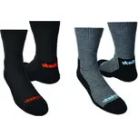 Funkční ponožky VAVRYS TREK CMX 2020 2-pack - černá+šedá Velikost: 43-45