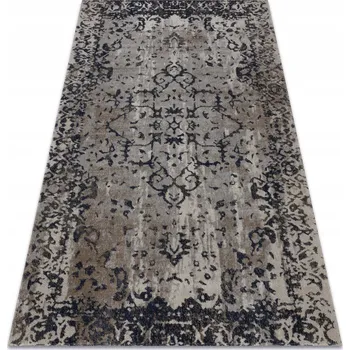 Koberec MODERNÍ KOBEREC 80x150 cm ORNAMENT béžový #BA109