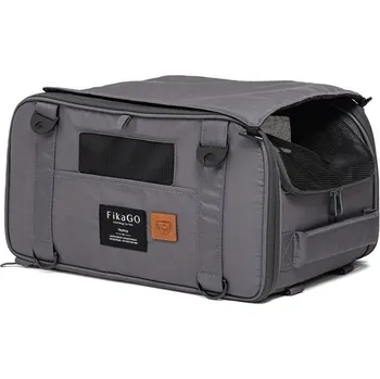 Pelíšek pro psa Fikago Truffle cestovní nosič pro psy a kočky Grey 60 cm + Doprava zdarma