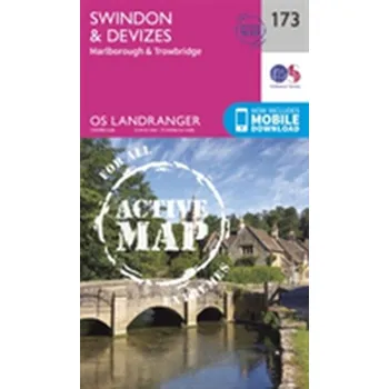 Encyklopedie Swindon, Devizes, Marlborough & Trowbridge - Ordnance Survey [EN] (2016, Skládaná mapa, Ordnance Survey)