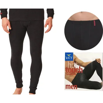 Pánské termo spodky Key pánské spodky KALESONYMXL155 černé, velikost XXL