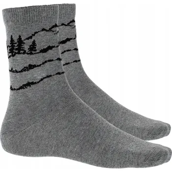 Pánské Ponožky Viking Mid, šedé, velikost 39-42
