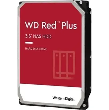 Ukládání dat WESTERN DIGITAL WD Red Plus/8TB/HDD/3.5''/SATA/5640 RPM/Červená/3R WD80EFPX