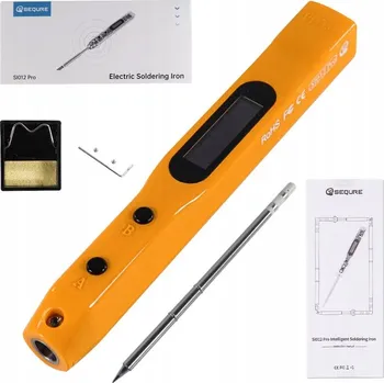 Bezpečnostní kamera SEQURE SI012 Pro páječka s hrotem T12-B2 oranžová regulace citlivosti