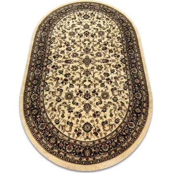 Koberec Koberec Koberec CLASSIC TRADITION ROZETTA RÁMEČEK OVÁL béžový 200x290 cm