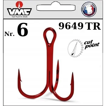 Rybářský háček Zemní kotvičky, muškařské, pro lov pod ledem, přívlačové, plavačkové, s protihrotem VMC 9649 10 ks