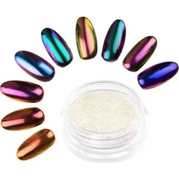 Prášek na nehty - EFEKT ZRCADLA / GLASS EFFECT / MIRROR - KAMELEON 02
