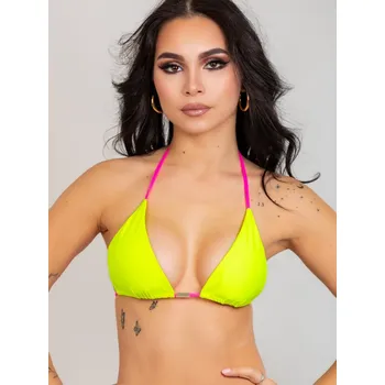 Dámské plavky Dámská plavková podprsenka VSB IBIZA neonově-žlutá , VELIKOST PODPRSENKY 75/E-F