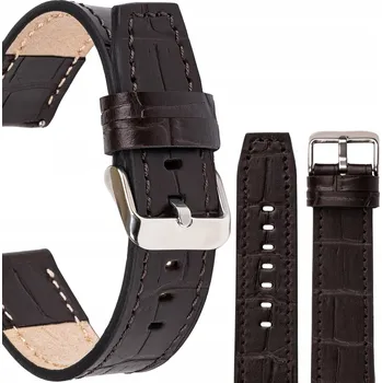 Řemínek na hodinky Řemínek Polax pro Apple 22mm hnědý