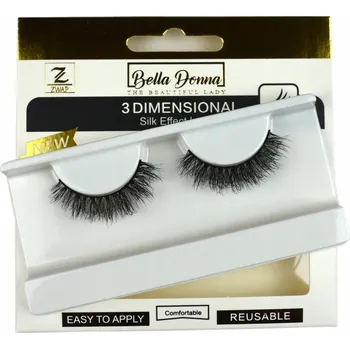 Umělé řasy UMĚLÉ HEDVÁBNÉ ŘASY NA PÁSKU 5D - D101F