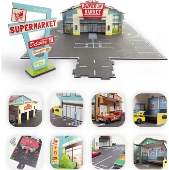 Vláček a vláčkodráha Magellan MyRoads Supermarket