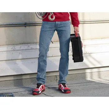 Dámské džíny e.s. Zimní strečové džíny s 5 kapsami velikost 52 stonewashed Strauss Pracovní oblečení