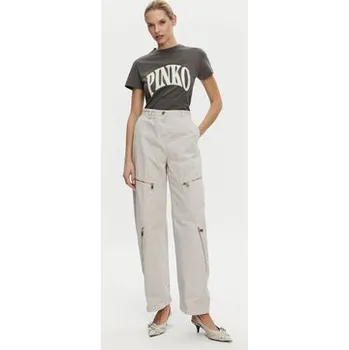 Pánské tričko PINKO T-Shirt 101752 A2CT I63 Šedá Regular Fit XS