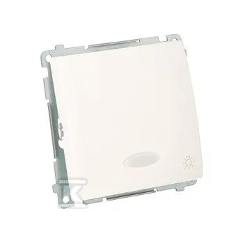 vypínač Tlačítko "světlo" s podsvícením BMS1L.01/11 Basic, bílý modul