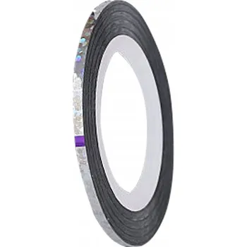 Páska na nehty | 1 mm | HOLO STŘÍBRNÁ