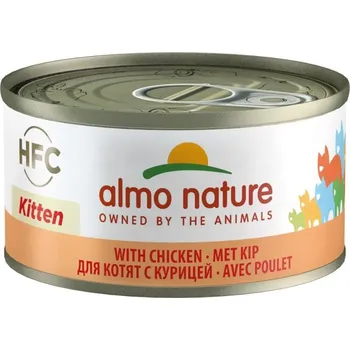 Krmivo pro kočku PUČÁLKA s.r.o. Almo Nature cat konz. Natural Kitten -kuře 70g