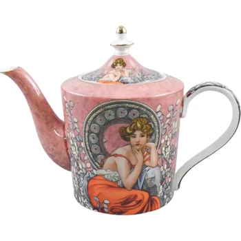 Konvice na čaj HOME ELEMENTS Čajová konvice 1l, Mucha tmavý