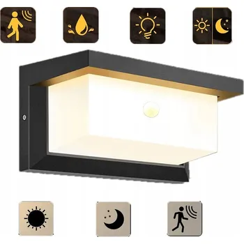 Nástěnné svítidlo Nástěnné svítidlo STRP404-505 černé s integrovaným LED zdrojem 18 W