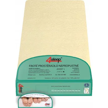 Prostěradlo Chránič na matrace 4sleep 140 x 70 cm