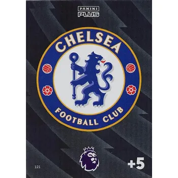 Karetní hra 2024 Panini Premier League Plus 121 Logo Chelsea FC
