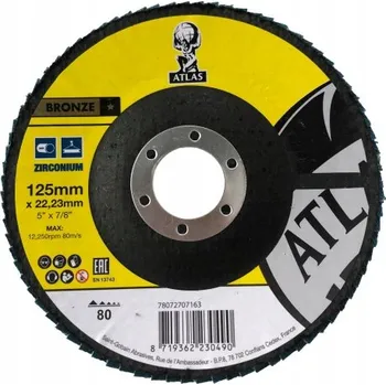 Brusný kotouč Lamelový kotouč lamelka Norton Atlas P40 125 mm