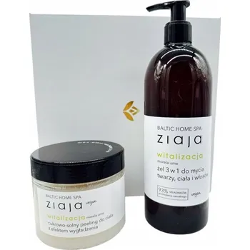 Kosmetická sada Dárková Sada Ziaja Baltic Home Spa Vitalizace, Peeling + Gel 3v1