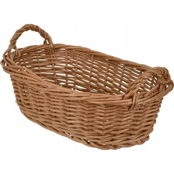 Obraz Košík na pečivo proutěný hnědý
