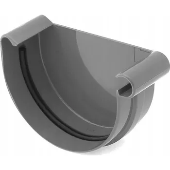 okap Záslepka okapového svodu Bryza 125 mm šedá