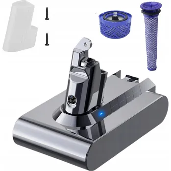 BATERIE AKUMULÁTOR PRO DYSON V6 4AH 21.6V + 2X ŠROUB