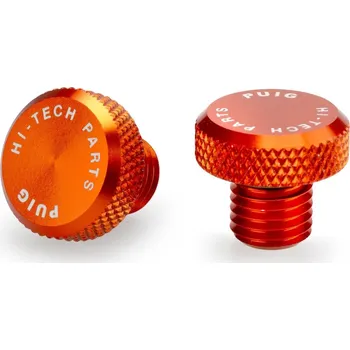 Puig 21808 Mirror Hole Screw Plugs M10x1.25mm RH Threads x2 Oranžová (T)