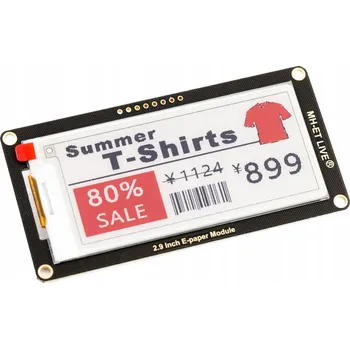 Bezpečnostní kamera Displej MSALAMON E-ink displej 2.9" 296x128px černobílý