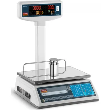 Obchodní váha OBCHODNÍ VÁHA S ÚŘEDNÍM OVĚŘENÍM (CECHOU) TEM TEL003B1D-V2-B1
