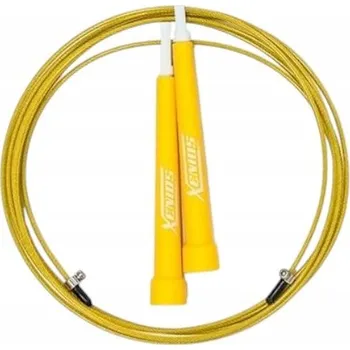 IP kamera Švihadlo Xenios USA Žlutý potažený kabel s nastavitelnou délkou 300 cm