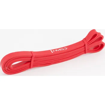 Odporová guma / posilovací guma na cvičení fitness 2-15 kg GU05 HMS 1 ks Červená