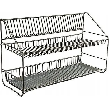 Odkapávač na nádobí ODKAPÁVAČ NA NÁDOBÍ DVOUÚROVŇOVÝ, CHROMOVÝ, 60 CM