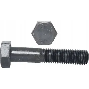 Šroub Šrouby M16x120 s šestihrannou hlavou, třída 10.9, černé, DIN 931 25 Ks