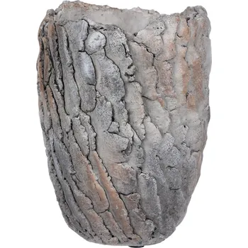 Biokrb Betonový obal na květináč Stone šedá, 16 x 16 x 22 cm