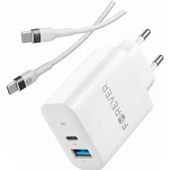Rychlá nabíječka 30W se 2 vstupy USB a USB-C s kabelem pro iPhone 14 Plus