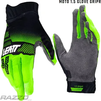 Rukavice Dětské rukavice Leatt Moto 1.5 Glove Junior Lime 2024 KXXS