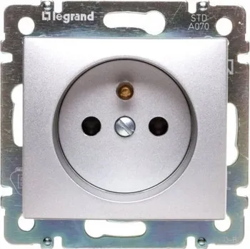 Elektrická zásuvka Elektrická Zásuvka Legrand stříbrná