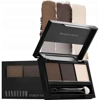 Tužka na obočí Nanobrow Sada pudrových stínů na obočí Dark – dlouhotrvající stíny