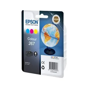 Epson 267 - 6.7 ml - žlutá, azurová, purpurová - originální - blistr s RF alarmem - inkoustová cartridge - pro WorkForce WF-100W