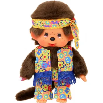 plyšák MONCHHICHI Mončičák 20 cm Flower Power hippie kluk