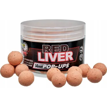 Boilies Plovoucí boilies POP-UP Starbaits Red Liver 16mm 50g